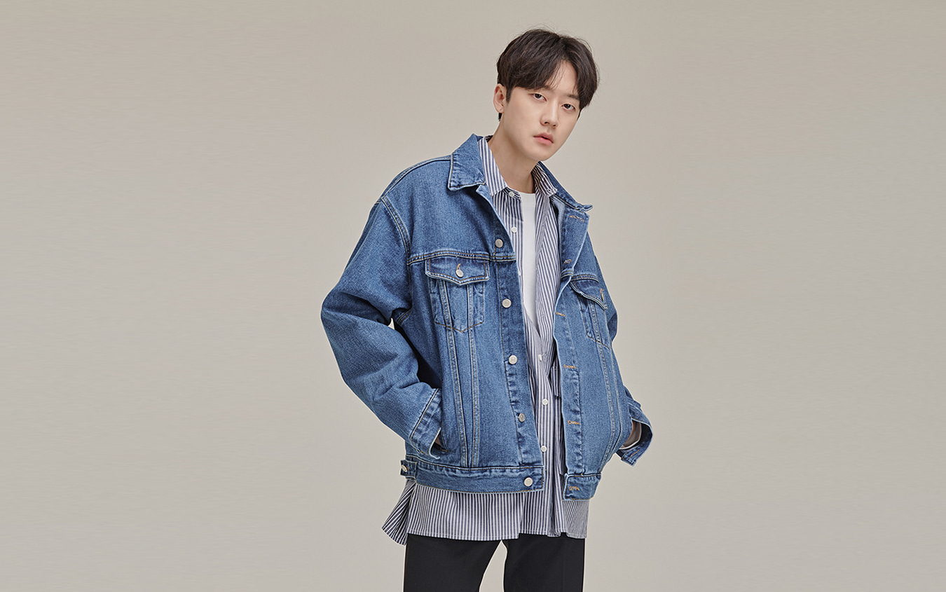 korean denim jacket outfit